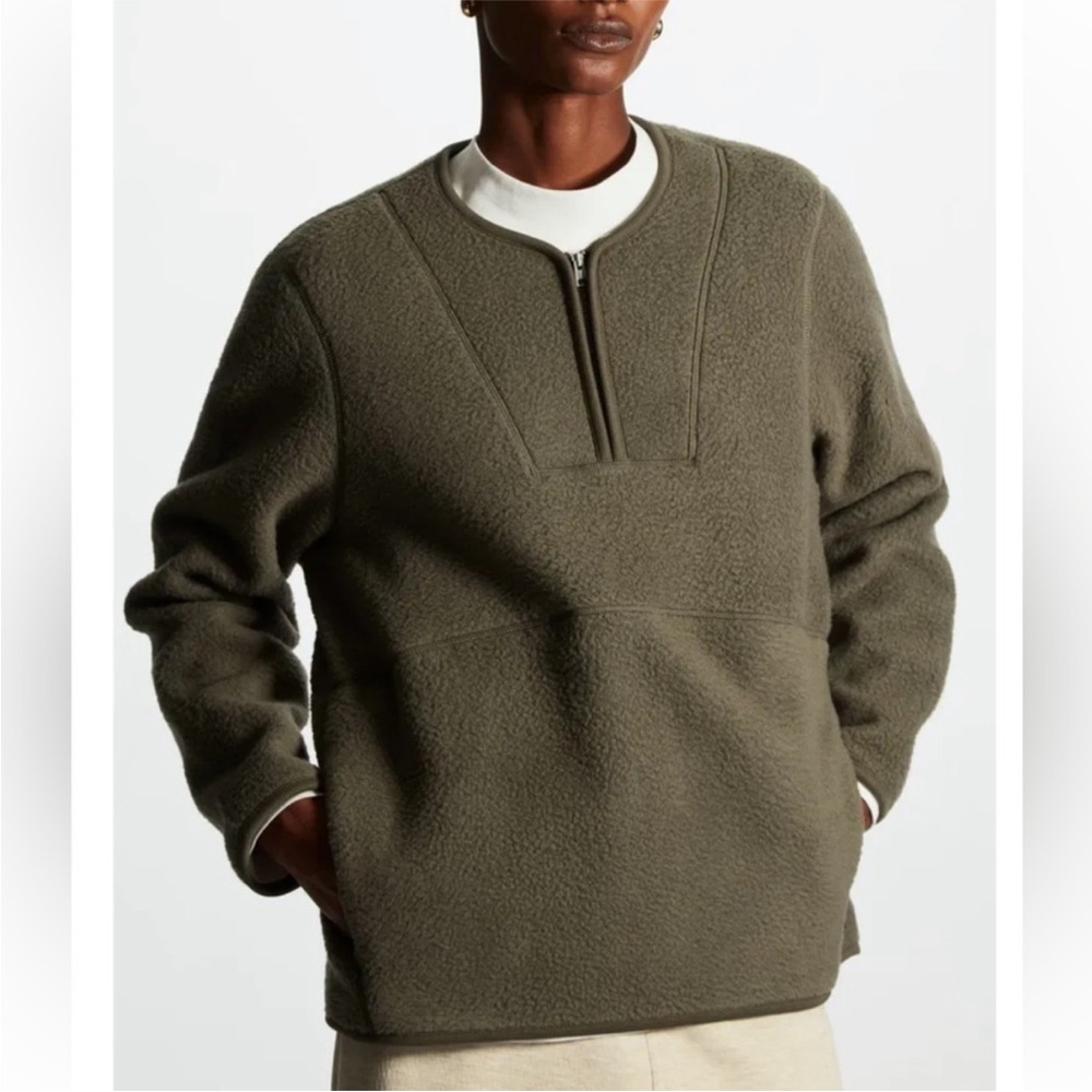 COS Half-zip Fleece Pullover